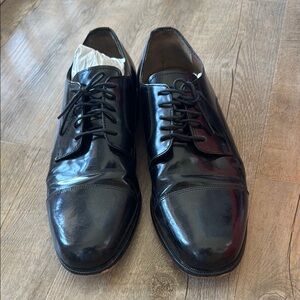 Classic Black Men's Dress Shoes